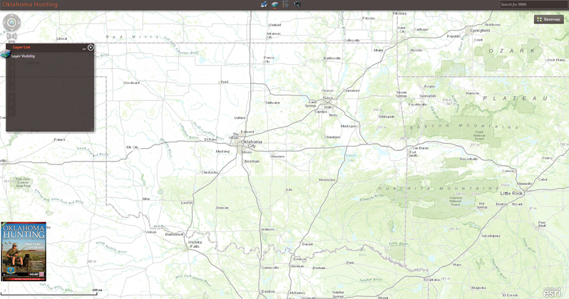 Maps | Oklahoma Department of Wildlife Conservation