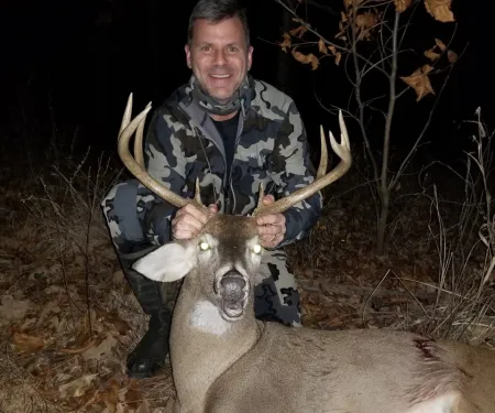 Brian Price with his first deer.
