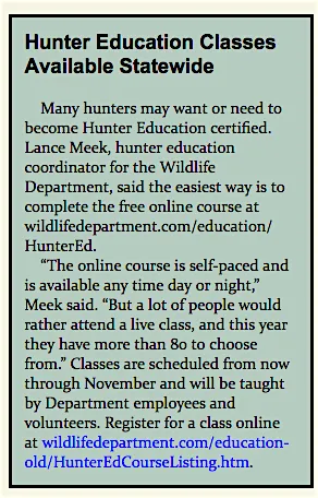 Hunter education info