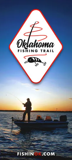 Oklahoma fishing trail tri-fold cover