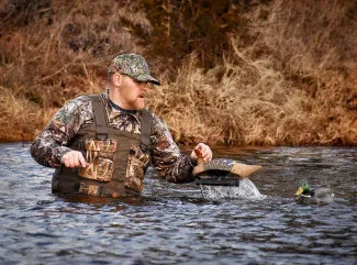 Duck hunter with decoys.  Photo by Jeremy Matthew/RPS 2018