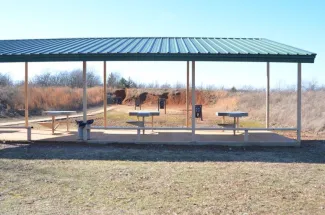 A photo of the rifle range at Cherokee Wildlife Management Area (WMA),