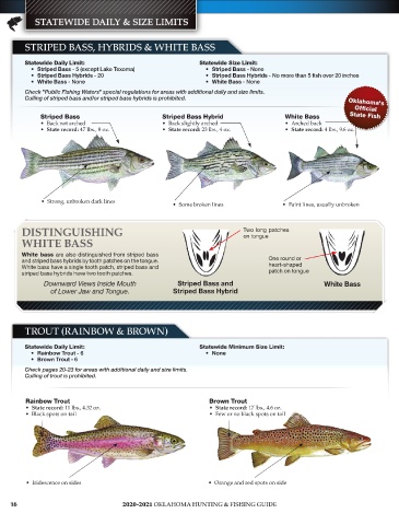 Page 18 - 2020 - 2021 Oklahoma Hunting & Fishing Regulations