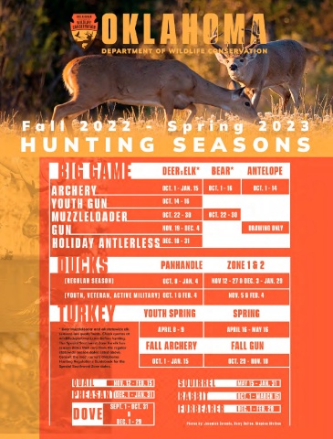 Page 76 - 2022/2023 Oklahoma Fishing & Hunting Regulations