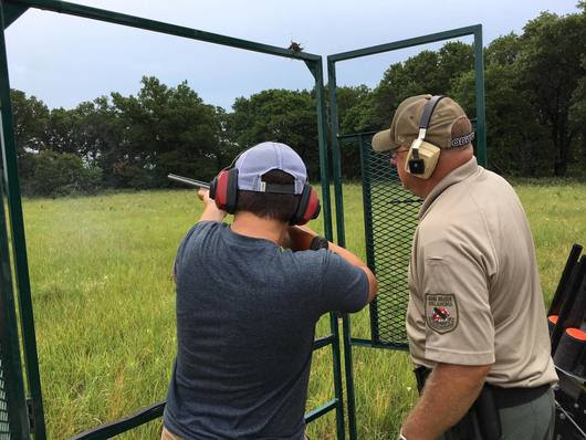 Game Wardens in several north-central and northwestern counties will conduct free shotgun tune-up sessions, similar to the one depicted here, for youths in advance of dove hunting season. Class sizes are limited, and RSVPs are required. (OK Game Wardens/Facebook)