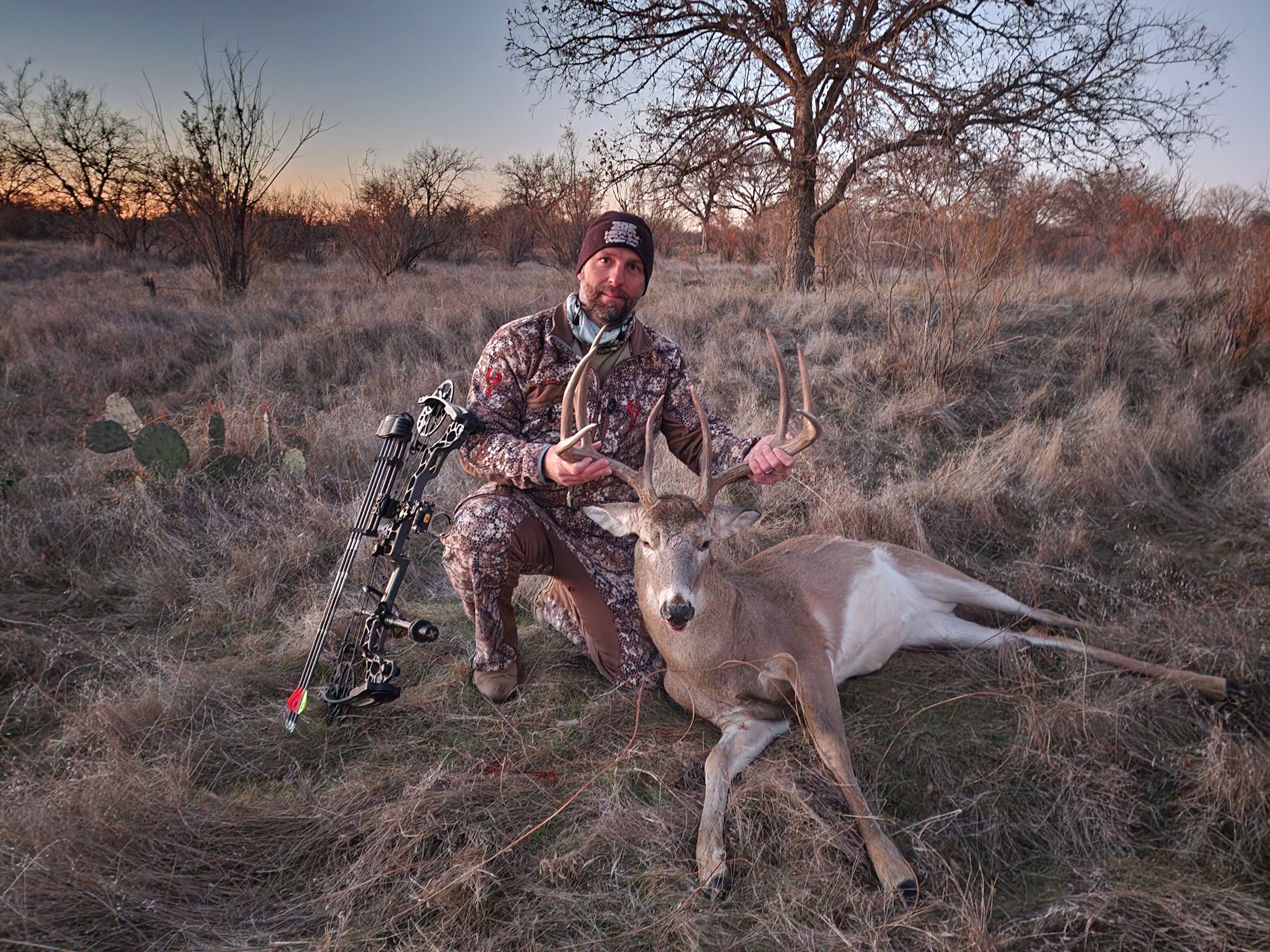 Russ Waldien with his typical whitetail buck.
