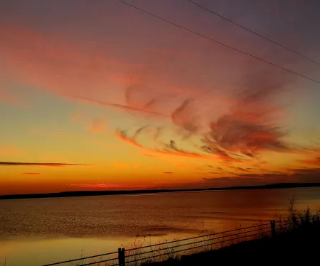 Oologah Lake, Sunset, photo by Ashlee Boswell RPS 2020