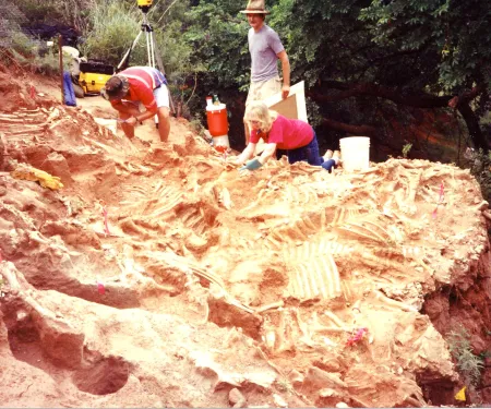 Photo provided by Leland Bement/Oklahoma Archaeological Survey