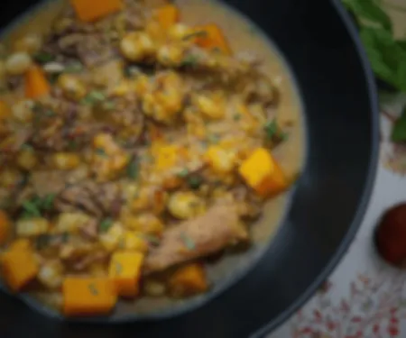 Wild turkey sobaheg stew