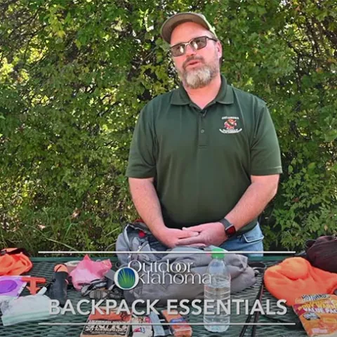 Outdoor Oklahoma, Backpack essentials.