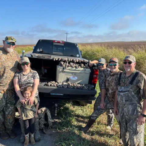 Kaley O after a dove hunt