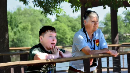Birding builds a bond for biologist Mark Howery and bird-calling extraordinaire Samuel Henderson