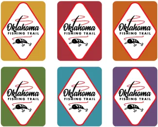 Oklahoma Fishing Trail road signs