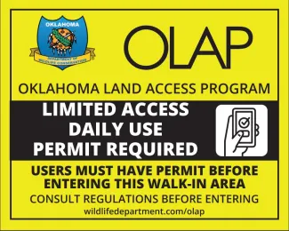 OLAP Boundary Limited Access Sign