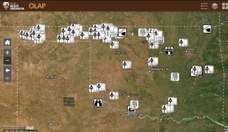 Oklahoma Land Access Program (OLAP) Map