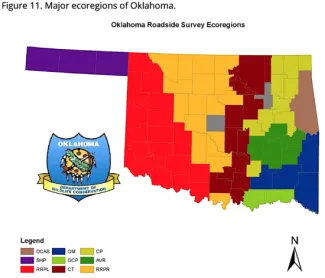 2021 Quail Figure 11. Major ecoregions of Oklahoma.
