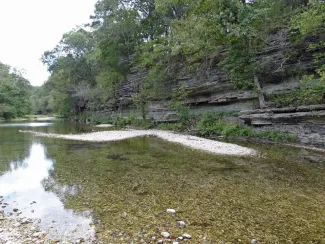 Stream in Oklahoma, photo by Jim Burroughs
