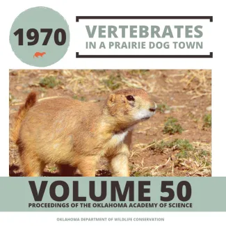 1970 Vertebrates in a prairie dog town, Volume 50