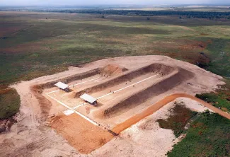 Optima range aerial view