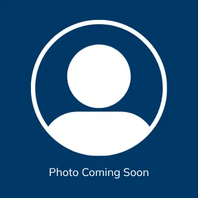 A white icon of a person over a blue background with white text reading "Photo coming soon."