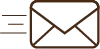 A brown icon of mail.