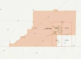 A screenshot of the Texas county SSA take in October 2026. 