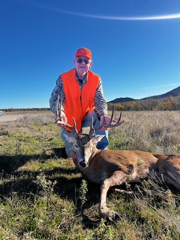 Tommy Vinson with typical whitetail deer