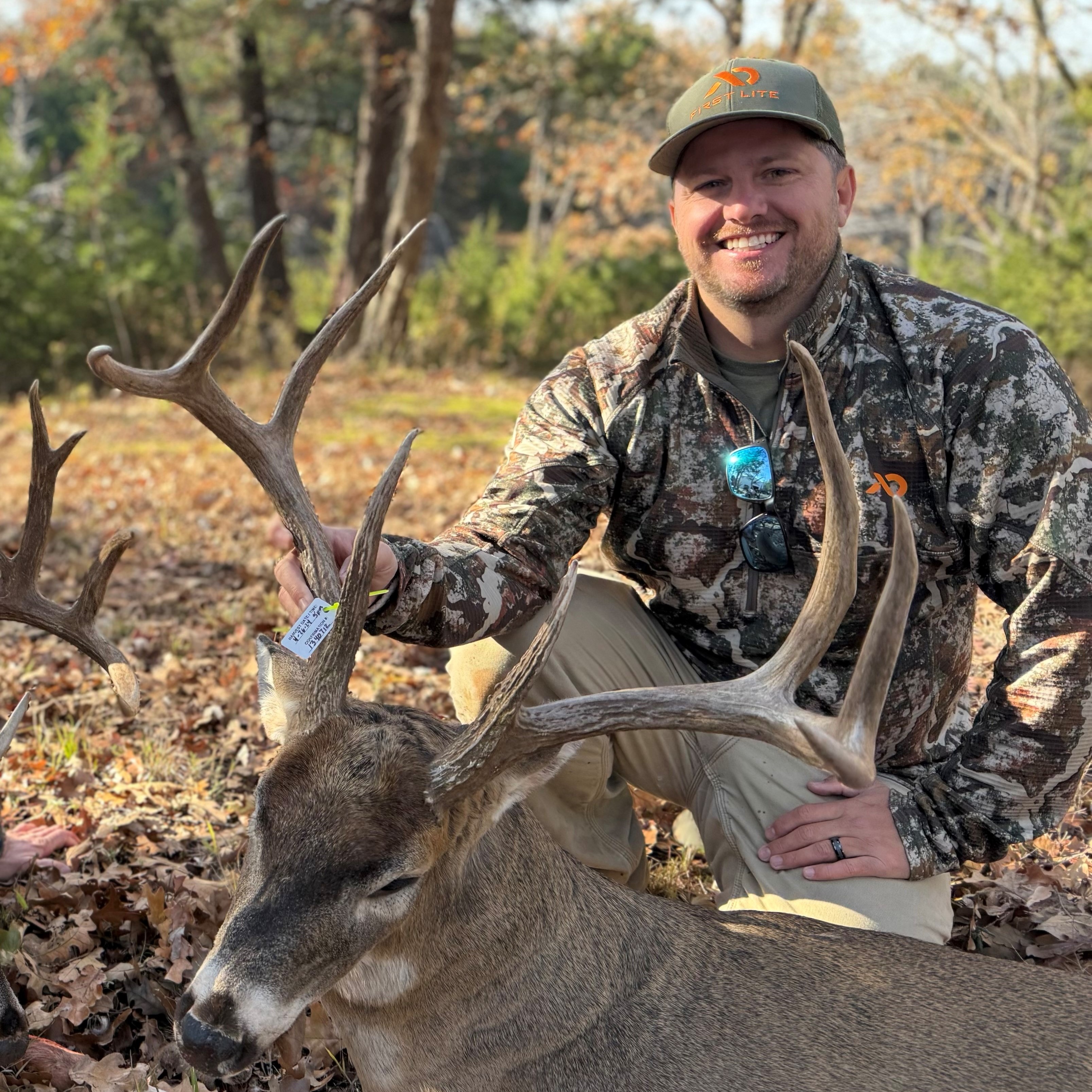 sean-with-marty photo with sean and his deer