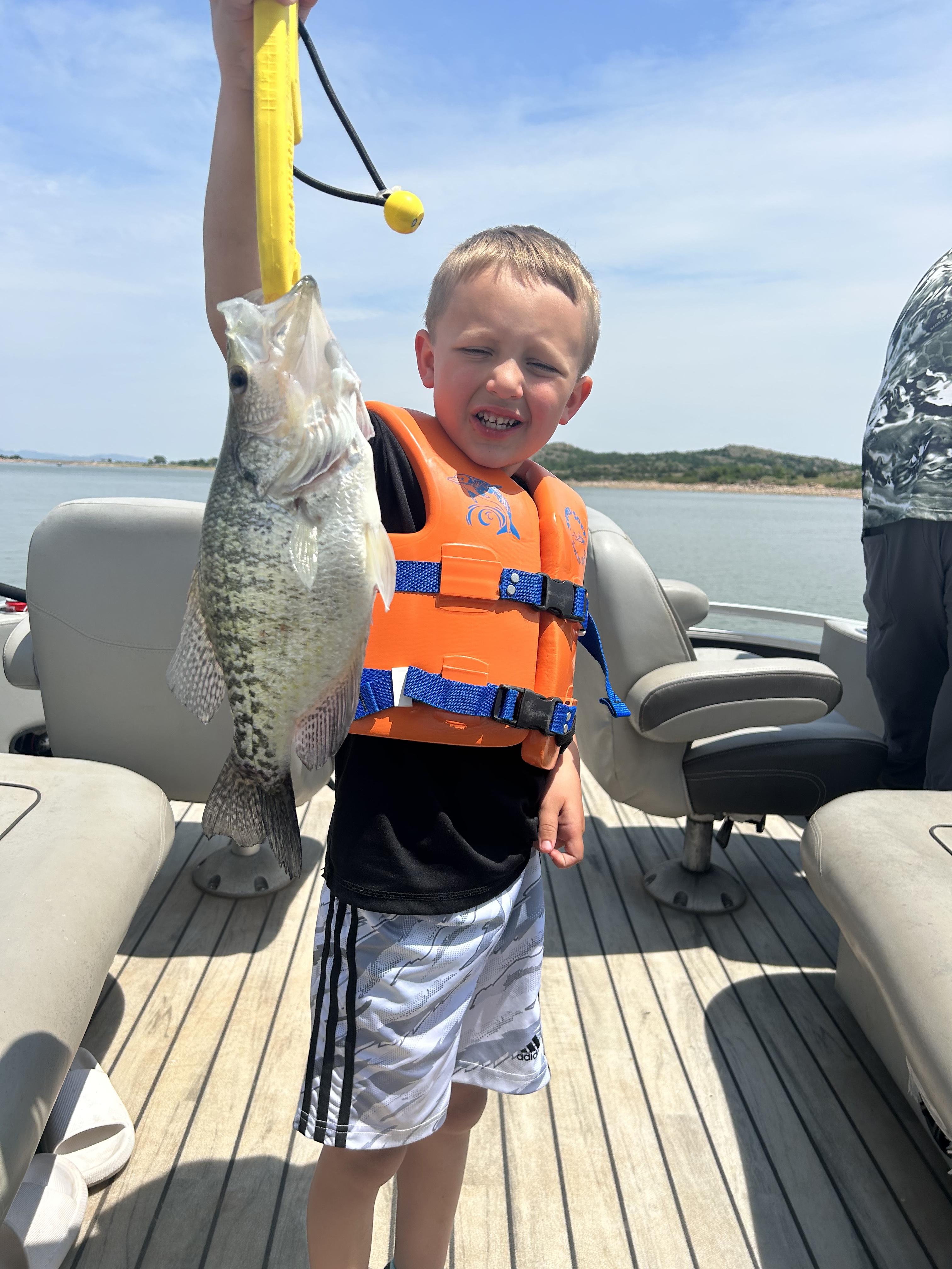 Lead Babies Slab's wear them out on Tom Steed - Oklahoma Fishing